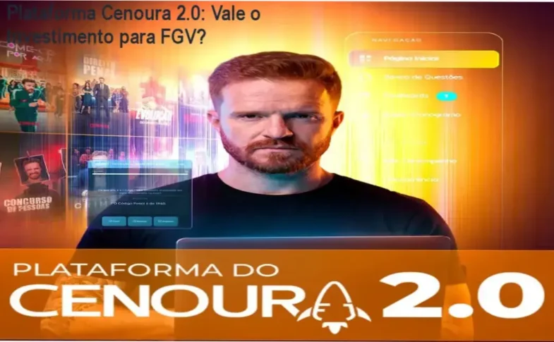 Plataforma Cenoura 2.0 – método QR que garante domínio de Direito Penal e aprovação na FGV