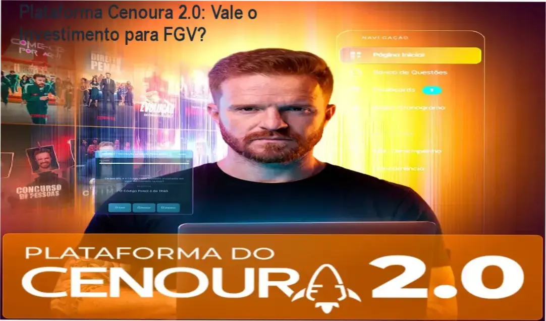 Plataforma Cenoura 2.0 – método QR que garante domínio de Direito Penal e aprovação na FGV
