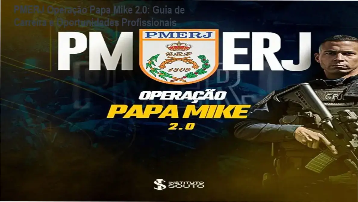 PMERJ Preparatório Operação Papa Mike 2.0 – Professor Ismael Souto – carreira policial prática