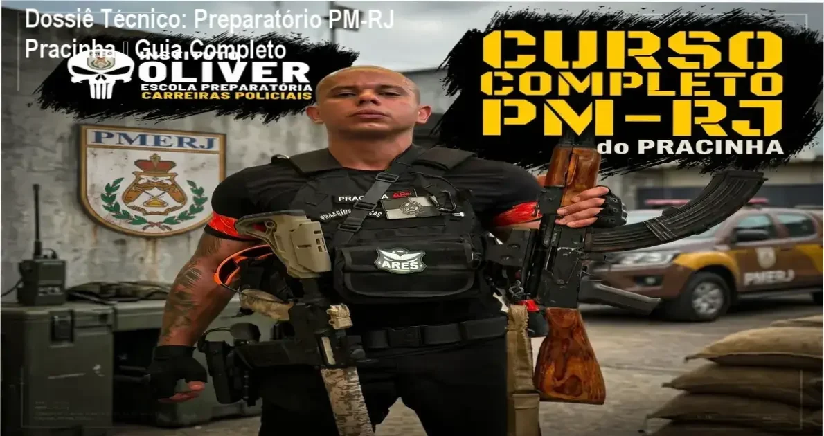 Imagem do curso Preparatório Completo PM‑RJ Pracinha mostrando recursos de estudo e suporte online