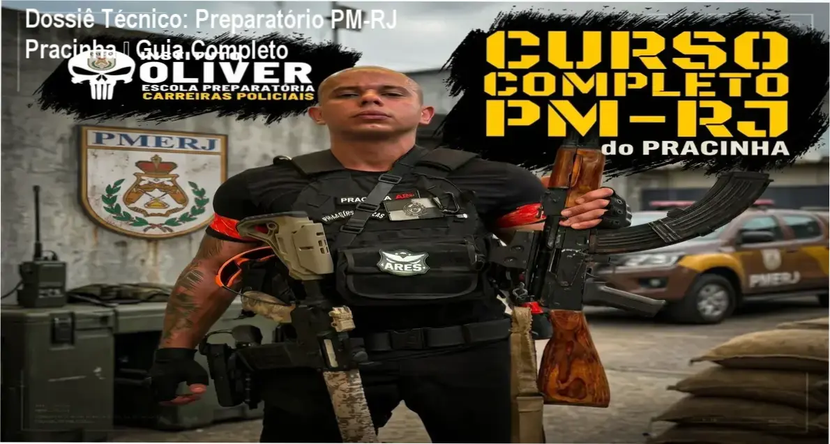 Imagem do curso Preparatório Completo PM‑RJ Pracinha mostrando recursos de estudo e suporte online