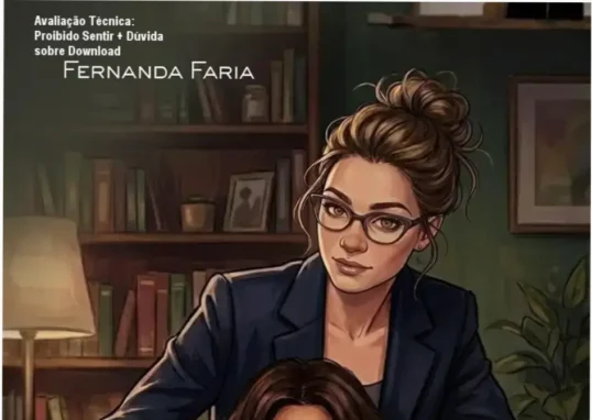 Capa do livro Proibido Sentir com destaque para as protagonistas Erika e Iris em momento de conflito emocional
