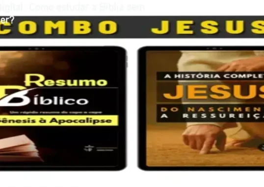 Capa do ebook Resumo Bíblico e Jesus da R3ON Digital em dispositivo móvel