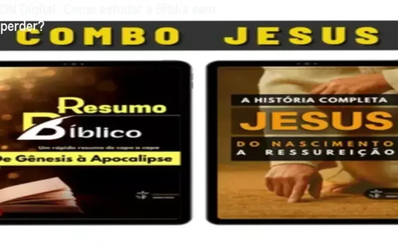 Capa do ebook Resumo Bíblico e Jesus da R3ON Digital em dispositivo móvel