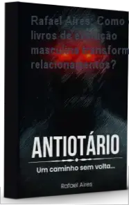 Capa do combo de livros de evolução masculina de Rafael Aires com enfoque em autoconfiança e relacionamentos saudáveis