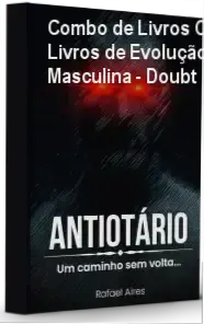 Capa dos livros do combo de evolução masculina com título principal informativo