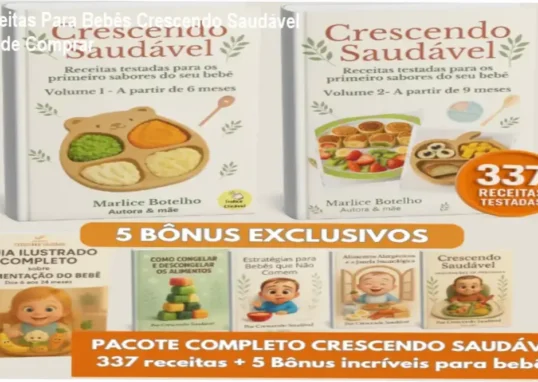 Receitas Para Bebês Crescendo Saudável Marlice Botelho Costa Bonini – cupom de desconto