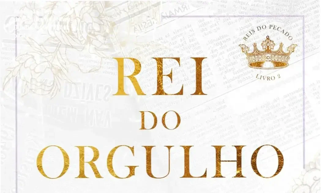 Capa digital do livro Rei do Orgulho com destaque para Kai Young e Isabella Valenccia