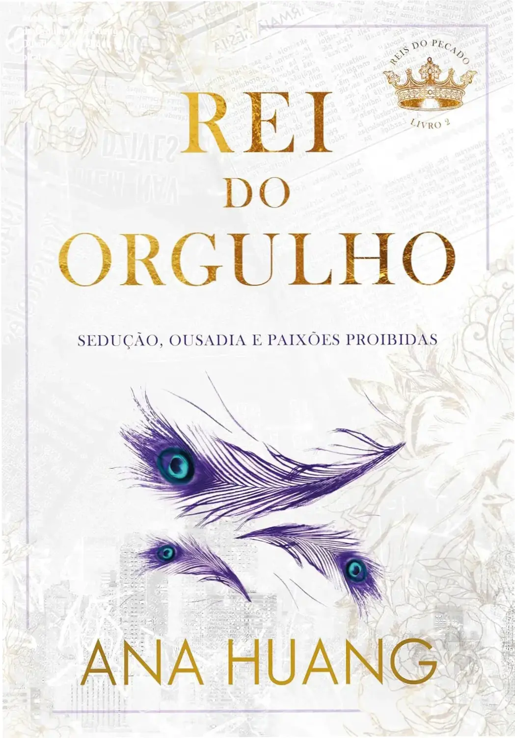 Capa digital do livro Rei do Orgulho com destaque para Kai Young e Isabella Valenccia