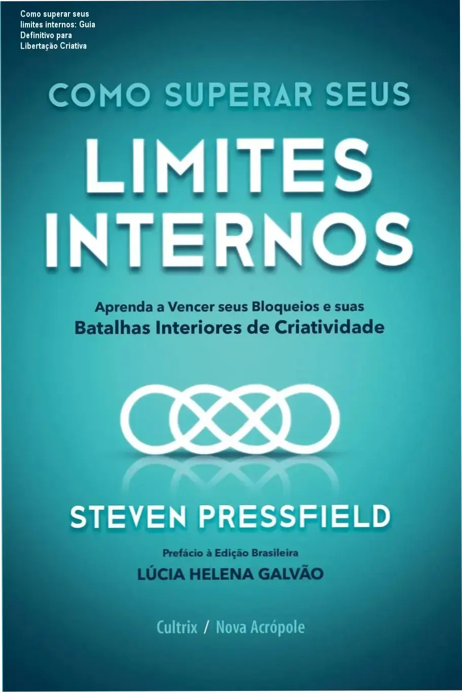 Capa digital do livro 'Como superar seus limites internos', com destaque para a edição brasileira.