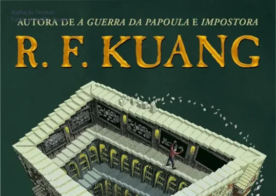 Capa do livro Katábasis de R.F. Kuang, edição brasileira Intrínseca