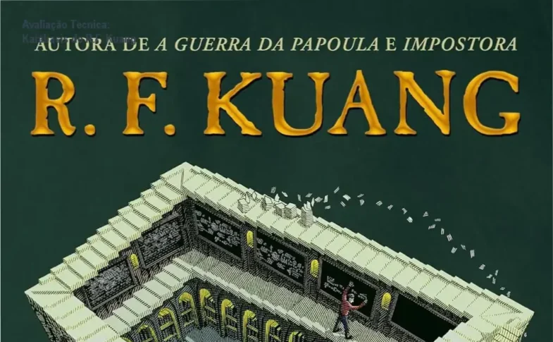 Capa do livro Katábasis de R.F. Kuang, edição brasileira Intrínseca