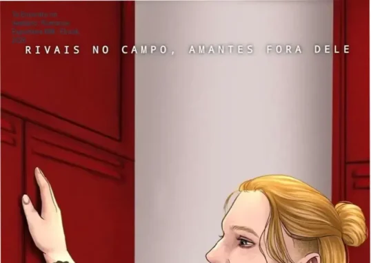 Capa do ebook Te Encontro no Vestiário, romance esportivo MM entre jogadores de futebol Isaak e Lucas