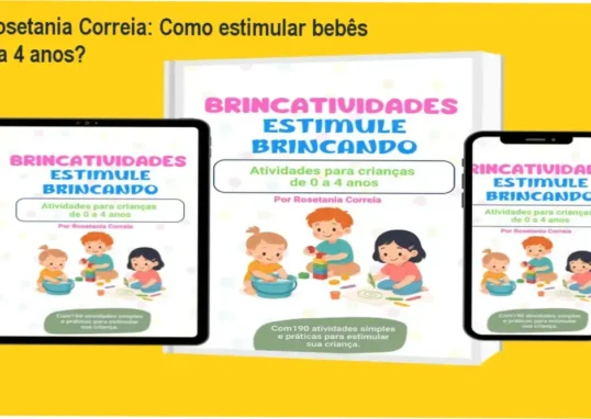 Capa do e-book Brincatividades de Rosetania Correia com atividades para crianças