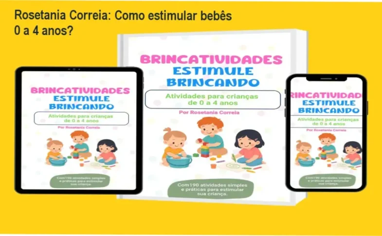 Capa do e-book Brincatividades de Rosetania Correia com atividades para crianças