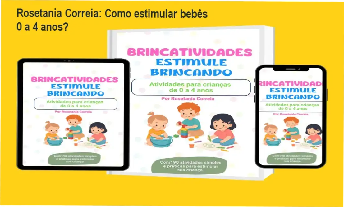 Capa do e-book Brincatividades de Rosetania Correia com atividades para crianças