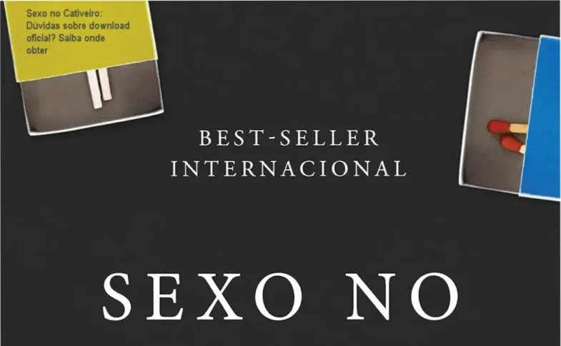 Capa revisada da edição oficial do livro Sexo no Cativeiro com destaque para o título e autor