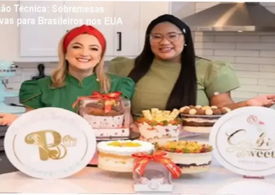 Exemplo de sobremesa feita com ingredientes americanos, pronta para venda. Aprenda no curso exclusivo para brasileiros nos EUA.
