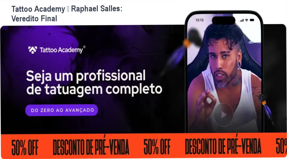 Tattoo Academy – Raphael Salles: conclusão e recomendação de compra