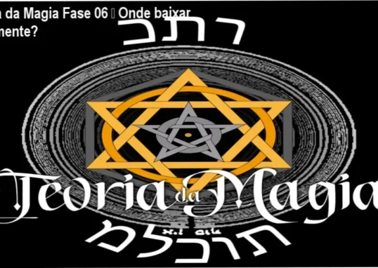 Capa do curso Teoria da Magia Fase 06 destacando o acesso oficial online