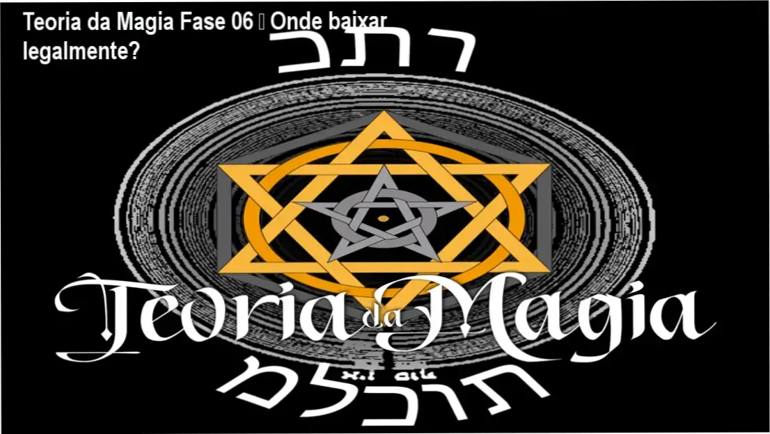 Capa do curso Teoria da Magia Fase 06 destacando o acesso oficial online