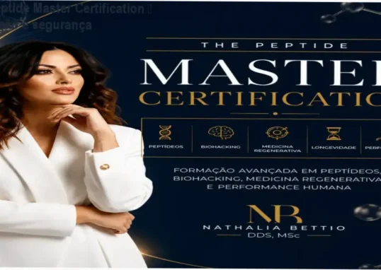 The Peptide Master Certification da Dra. Nathalia Bettio – reputação, segurança e confiabilidade