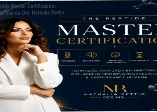 The Peptide Master Certification da Dra. Nathalia Bettio – bastidores e funcionamento interno