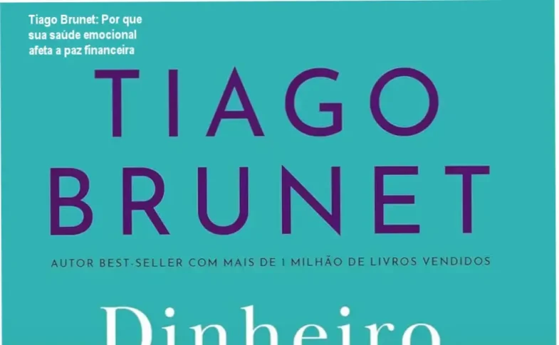 Capa do eBook Dinheiro é emocional de Tiago Brunet mostrando a conexão entre emoções e finanças