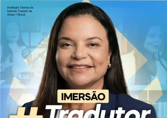Tela da imersão online Tradutor de Almas com Dra. Andréa Vermont apresentando exercícios práticos