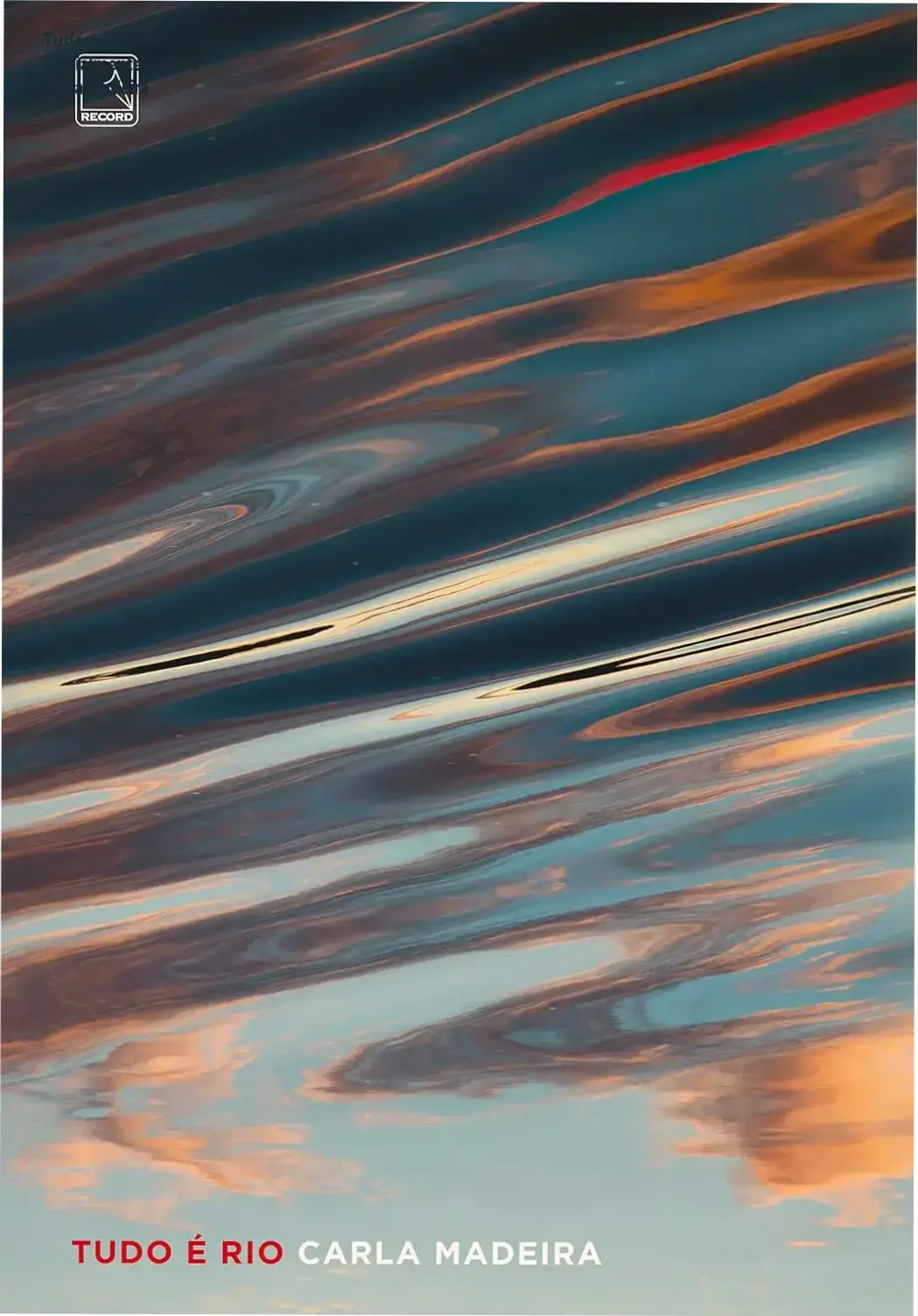 Capa do livro Tudo é RIo da autora Carla Madeira mostrando design minimalista com elementos naturais
