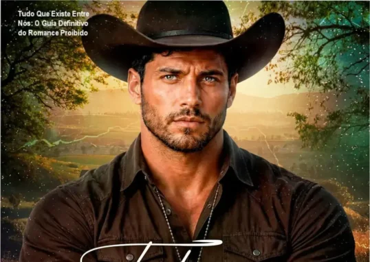 Capa destacada do ebook Tudo Que Existe Entre Nós de Adriana Brasil, romance proibido com elementos de Velho Oeste, família e segredos familiares no interior do Brasil