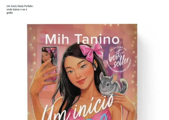 Capa do livro Um Início Nada Perfeito de Mih Tanino sobre os bastidores da fama