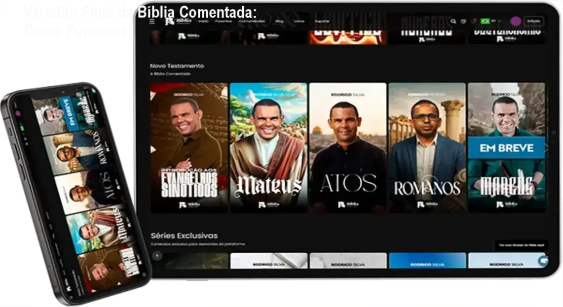 A Bíblia Comentada do Prof. Rodrigo Silva – bastidores, funcionamento e visão interna