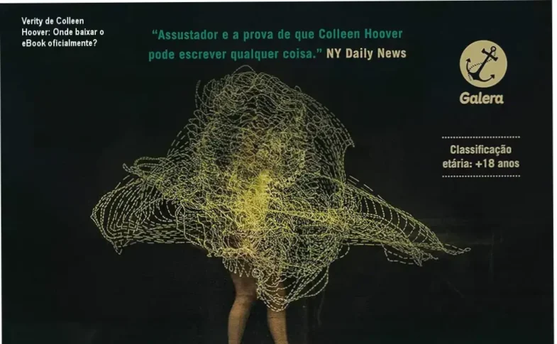 Capa do eBook Verity de Colleen Hoover disponível para download oficial