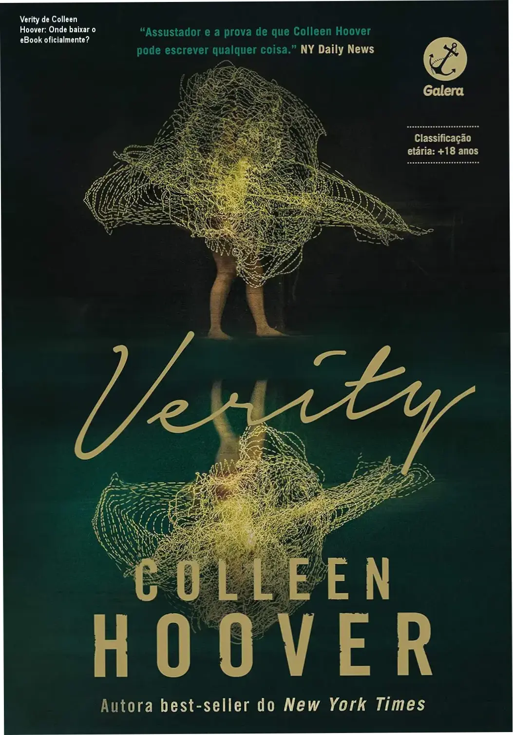 Capa do eBook Verity de Colleen Hoover disponível para download oficial
