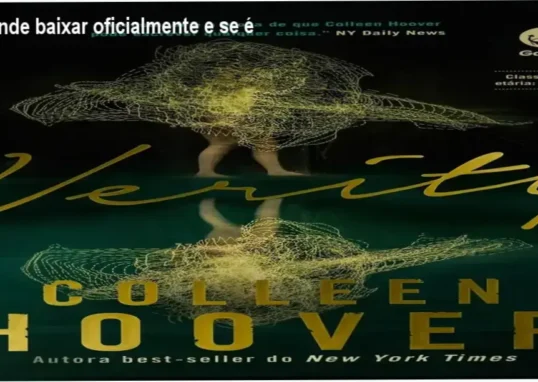 Capa do livro Verity de Colleen Hoover com tema de thriller psicológico
