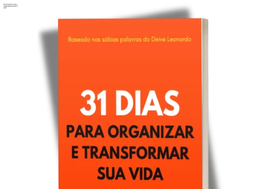 Capa do ebook 31 Dias Para Organizar e Transformar Sua Vida da Vida Com Deus