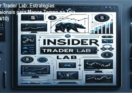 Captura de tela da interface da mentoria Insider Trader Lab com gráficos de análise macroeconômica
