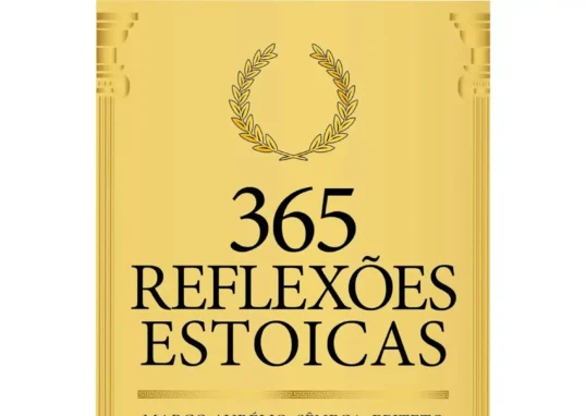 Capa do livro 365 Reflexões Estoicas da Camelot Editora ilustrando o conceito de resiliência mental