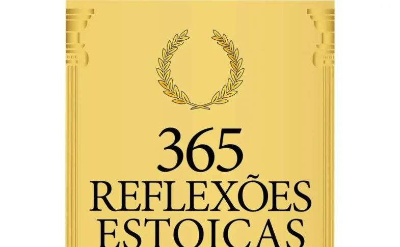 Capa do livro 365 Reflexões Estoicas da Camelot Editora ilustrando o conceito de resiliência mental