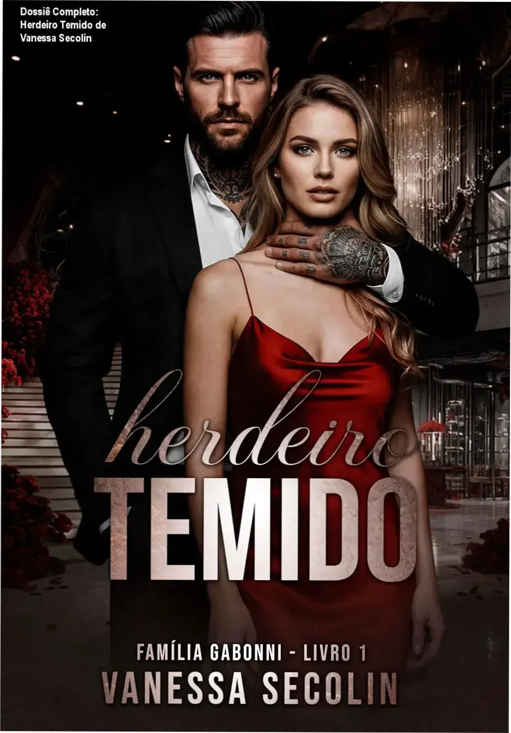 Capa do eBook Herdeiro Temido de Vanessa Secolin destacando o romance da Família Gabonni